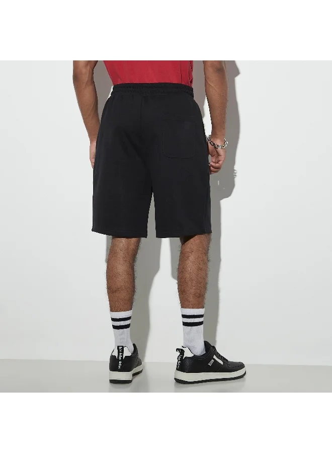 STARTER Starter Logo Detail Shorts with Drawstring Closure and Pockets