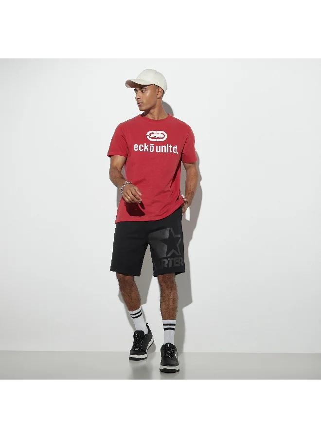 STARTER Starter Logo Detail Shorts with Drawstring Closure and Pockets