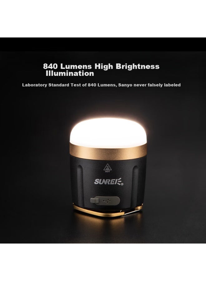 Sanlux Shanlishi Cc5 Outdoor Camping Light, Waterproof Rechargeable High-brightness Tent Site Lamp For Wilderness Use - Image 2