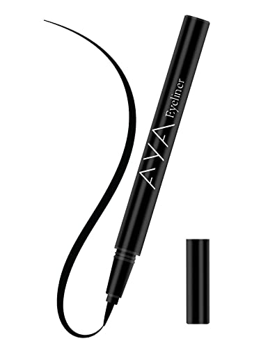 AYA Waterproof 24 Hours Long Lasting Eyeliner  Smudge Proof Transfer Proof Eye Liner for Eye Makeup Black - Image 1
