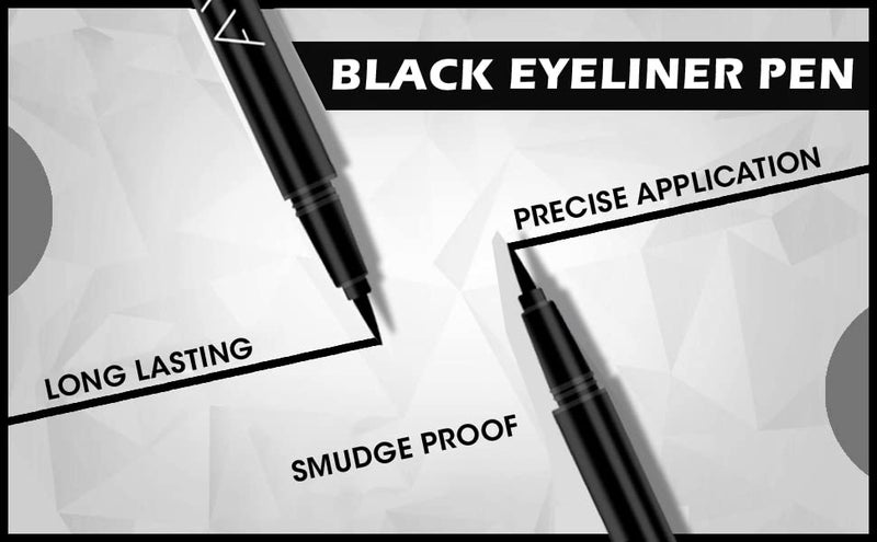 AYA Waterproof 24 Hours Long Lasting Eyeliner  Smudge Proof Transfer Proof Eye Liner for Eye Makeup Black - Image 4
