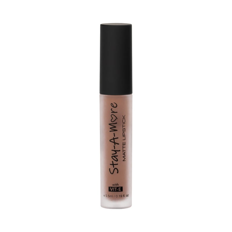Armaf Beaute Make Up Stay A More Liquid Lipstick Fawn 5.5ml, Lightweight Lip Stick, Long Lasting Finish, Weightless Formula, Comfortable Wear, Smudge Proof, Non Drying, Hydrating, Bold & Vibrant
