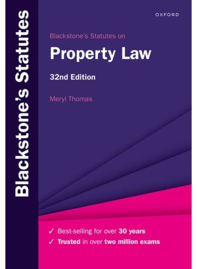 Blackstone's Statutes on Property Law