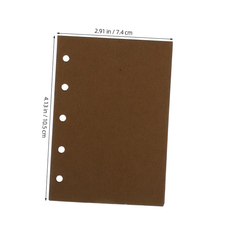 300Pcs Vintage Smooth Writing Notepad Refills Loose Leaf Paper Inserts For Planner Binder Journaling Note Taking - Image 4