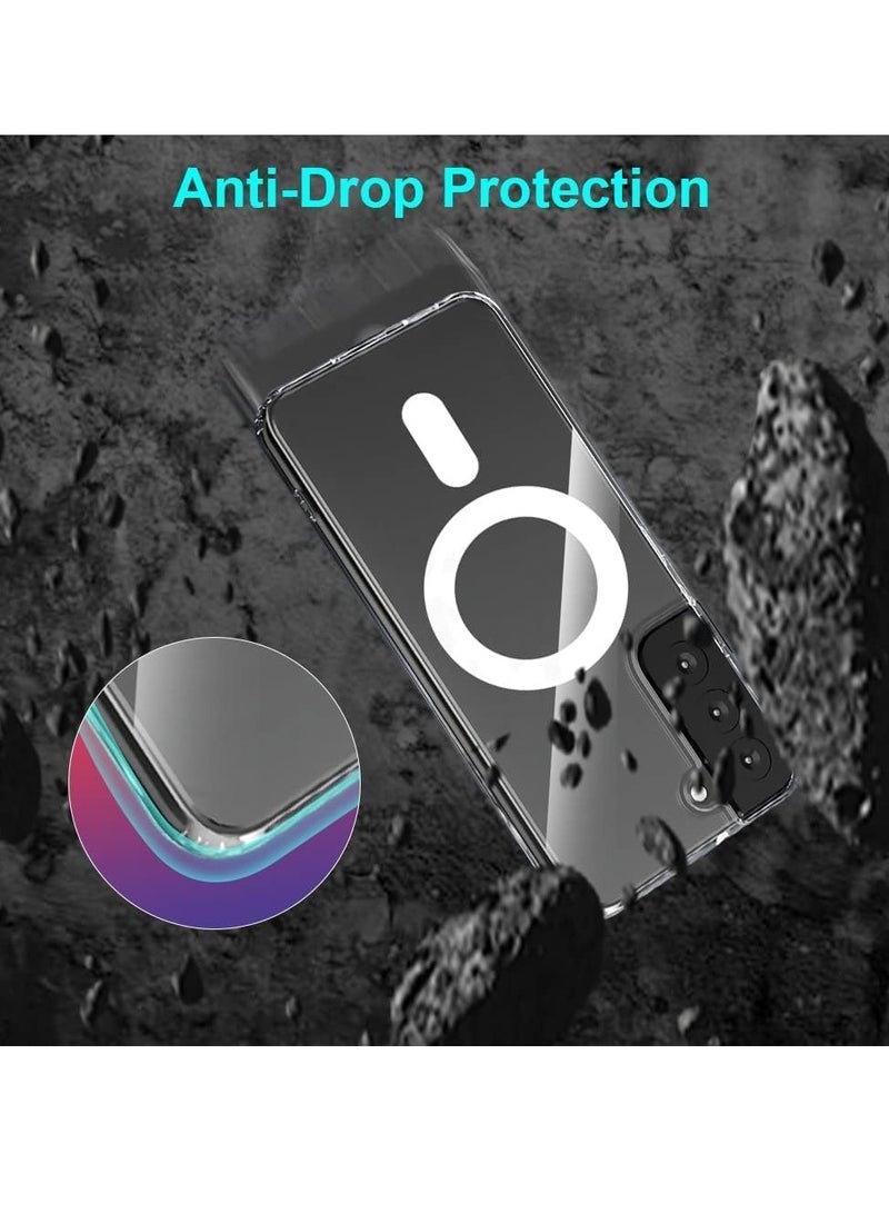MIGOFAST Magsafe magnetic transparent Cover Compatible with Samsung Galaxy S22 2022 Shockproof Scratchproof Transparent Cover - Image 4