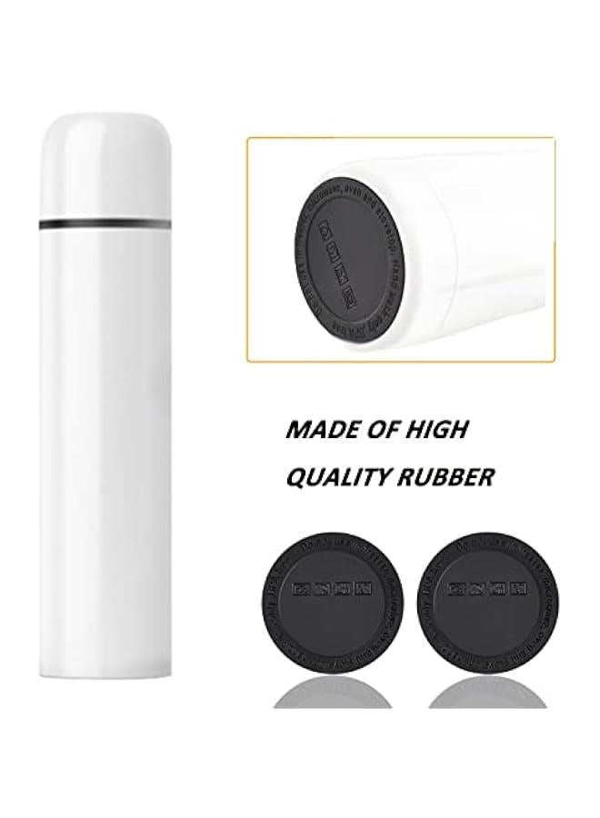 30 Pieces Rubber Bottoms for Sublimation Tumblers,Protective Anti Slip Silicone Bottoms with Adhesive for Skinny Tumblers, Thermal,  Jars, Black (56mm) - Image 5