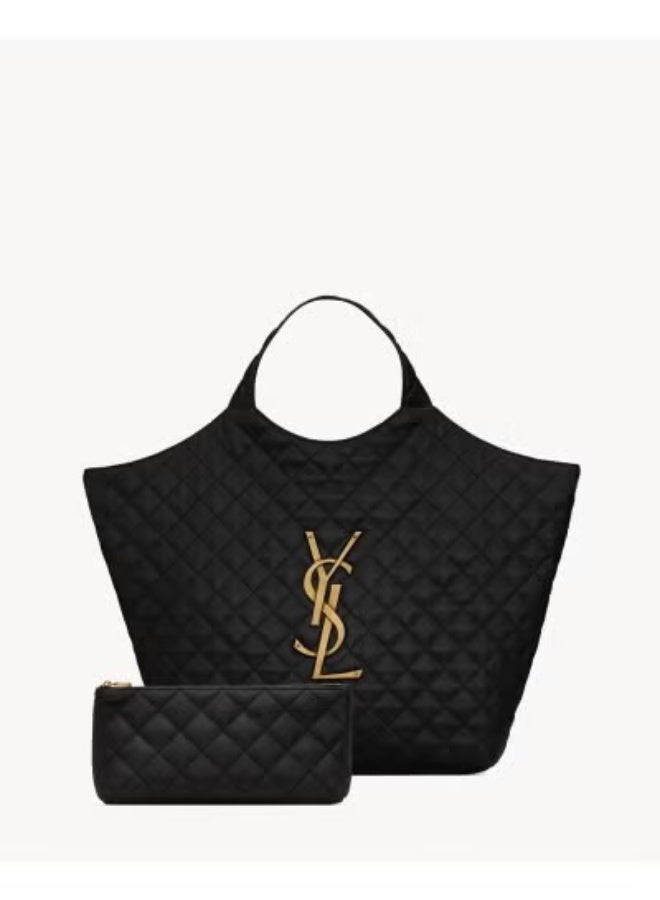 YSL Nappa Leather Women Tote Bag With Removable Zipped Pouch, Women Shoulder Bag, Women Hand Bag, Women Maxi Shopping Bag - Image 1