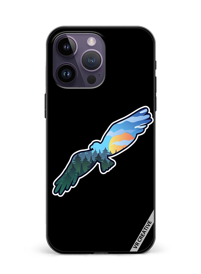 VR CREATIVE Protective Case Cover For Apple iPhone 15 Pro Wild Eagle Design Multicolour - Image 1