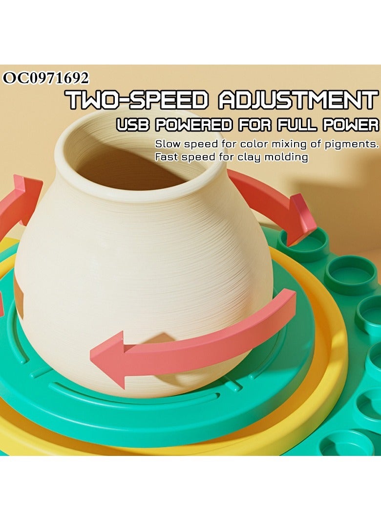 Complete Pottery Wheel Set for Kids  - Image 4