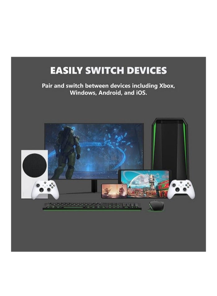 جهاز تحكم عن بُعد لاسلكي لأجهزة إكس بوكس – تصميم أنيق مع أزرار وسائط وملاحة – متوافق مع Series X/S وXbox One - Image 1