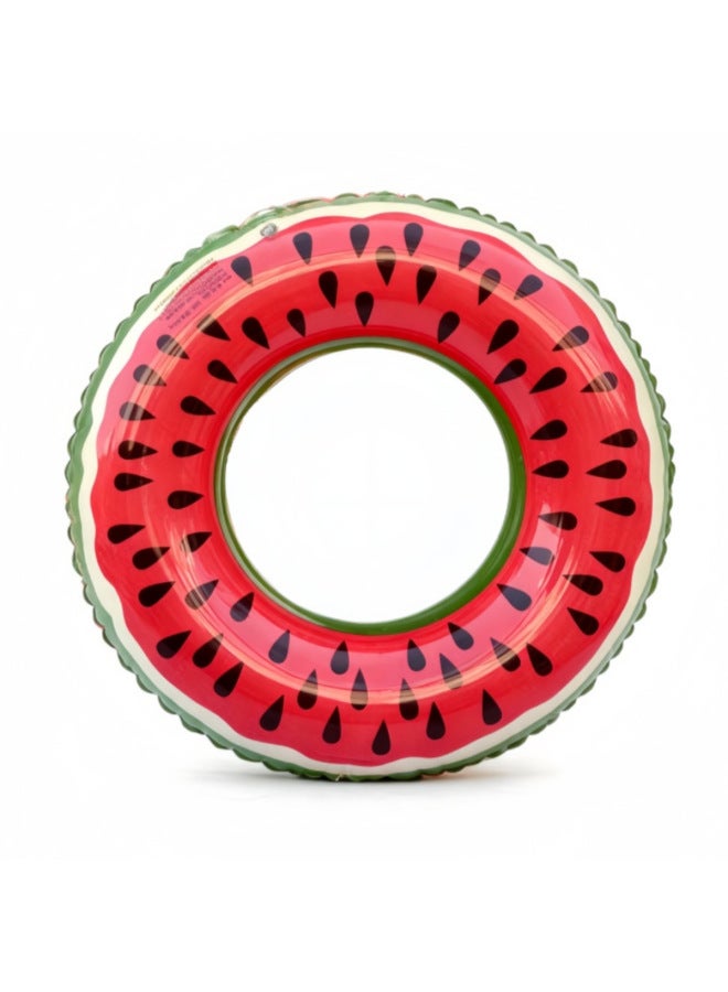Watermelon Circle New Summer Watermelon Swimming Ring Pvc Thick Single-layer Best Red Watermelon Ring - Image 1