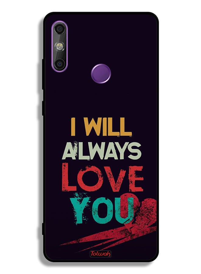 Tolwak Huawei Enjoy 20e Protective Case Cover I Will Always Love You - Image 2