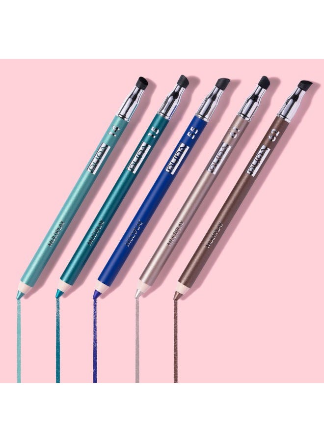 PUPA Milano Multiplay Eye Pencil - Creamy, Blendable Eyeliner With Smudge Tip - Create Long Wearing, Glamorous Intensity - Smooth, Lasting Color Liner For Waterline Or Lid - 08 Basic Brun - 0.04 Oz - Image 3