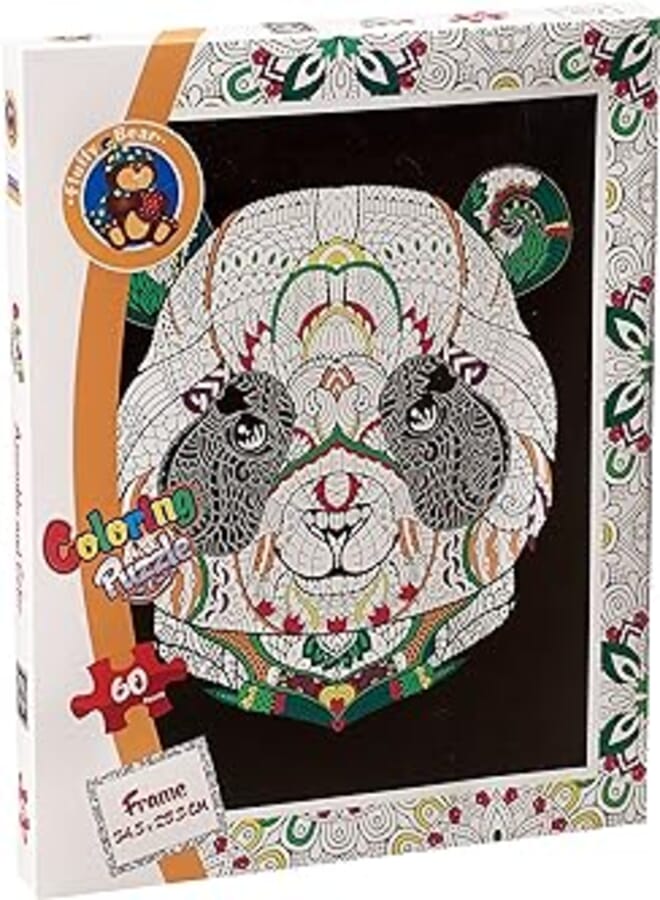 Panda Coloring Puzzle - 60 PCS