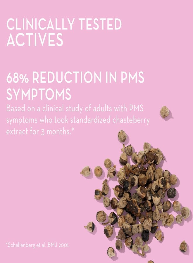 HUM Nutrition SOS PMS Gummies, PMS Support Supplement for Women, Support Cycle Symptoms, Bloating, Hormonal Balance, Includes Vitamin B6, Cranberry & Chasteberry Vitex, Gluten Free, 60 Vegan Gummies - Image 3