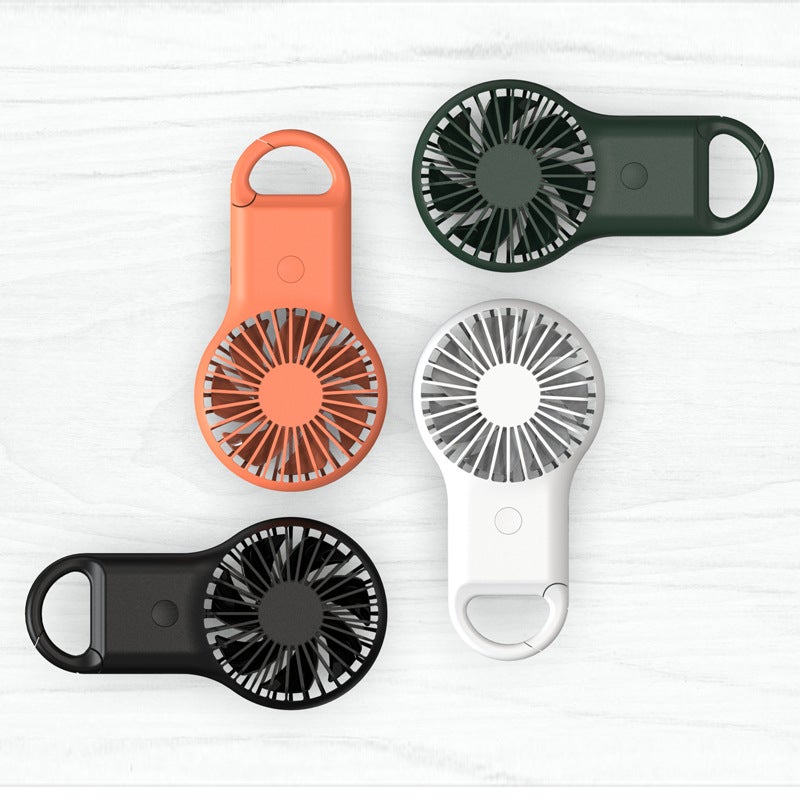 Explosions Mountaineering Buckle Fan Portable Outdoor Pocket Small Fan Colorful Lights Usb Fan Manufacturers - Image 5