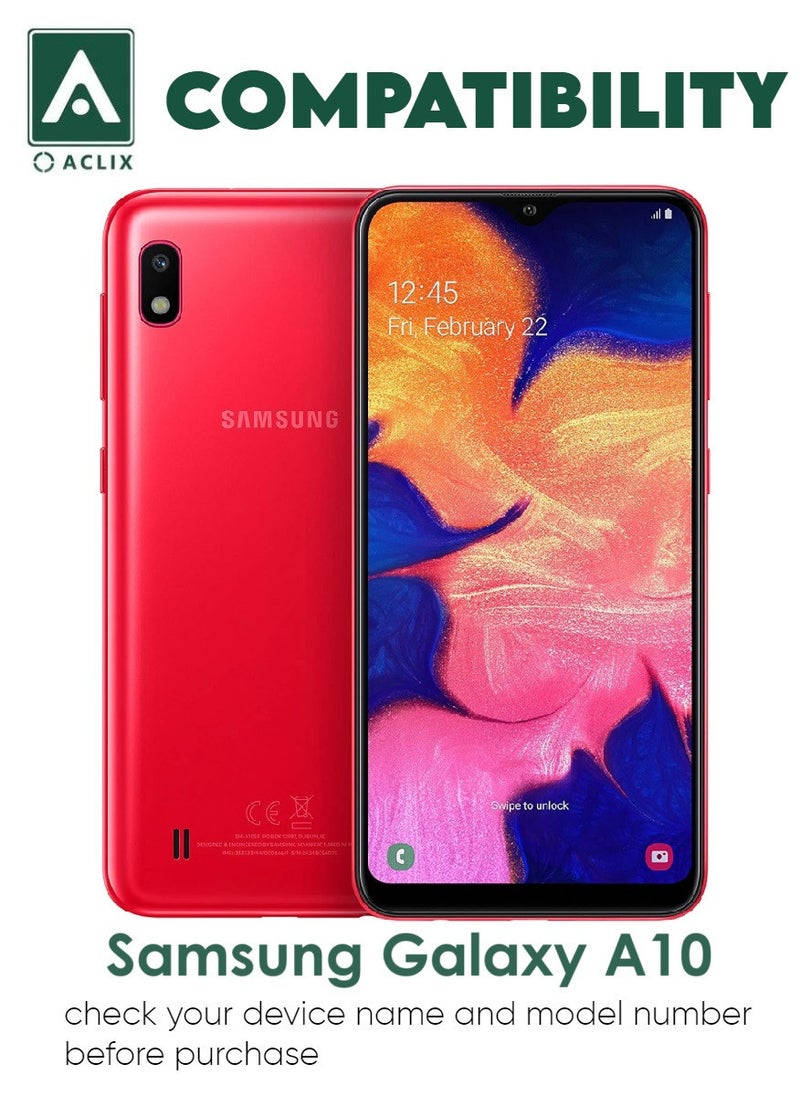ACLIX 3 Pieces Antistatic ESD Dustproof Premium Quality High Definition Tempered Glass Screen Protector Designed For Samsung Galaxy A10 - Image 3