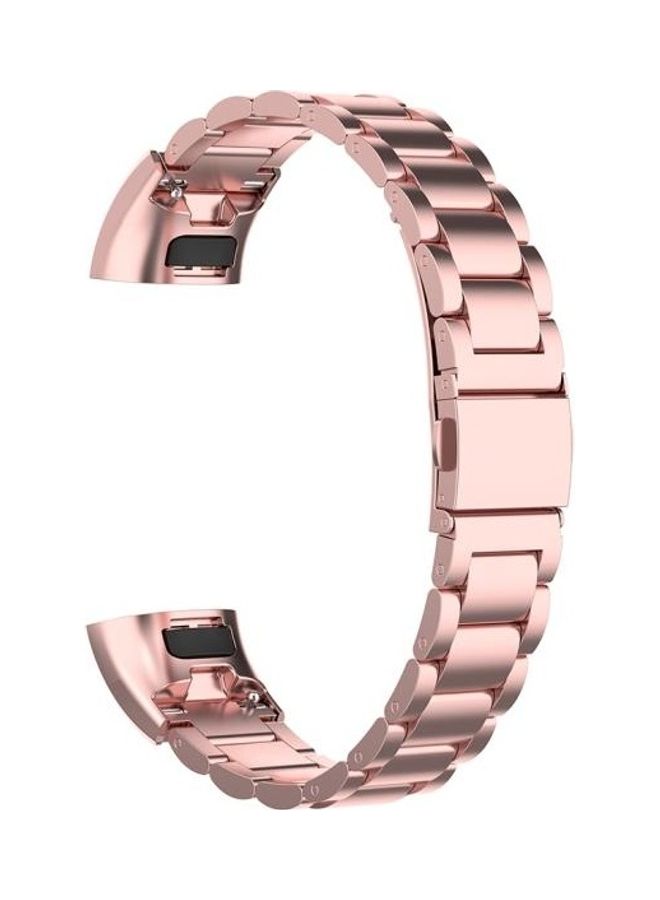 Replacement Steel Band For Huawei Band 4 Pro (TER-B29S)/Band 3 Pro (TER-B29)/Band 3 (TER-B09) With Tool Pink - Image 5