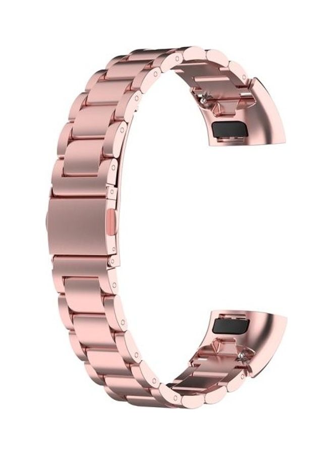 Replacement Steel Band For Huawei Band 4 Pro (TER-B29S)/Band 3 Pro (TER-B29)/Band 3 (TER-B09) With Tool Pink - Image 4