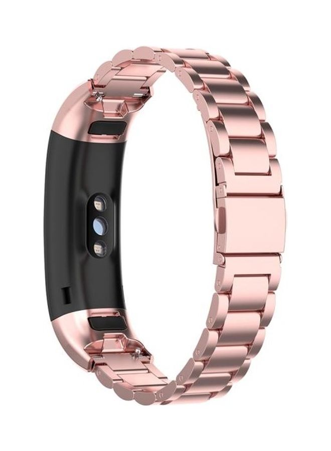Replacement Steel Band For Huawei Band 4 Pro (TER-B29S)/Band 3 Pro (TER-B29)/Band 3 (TER-B09) With Tool Pink - Image 3