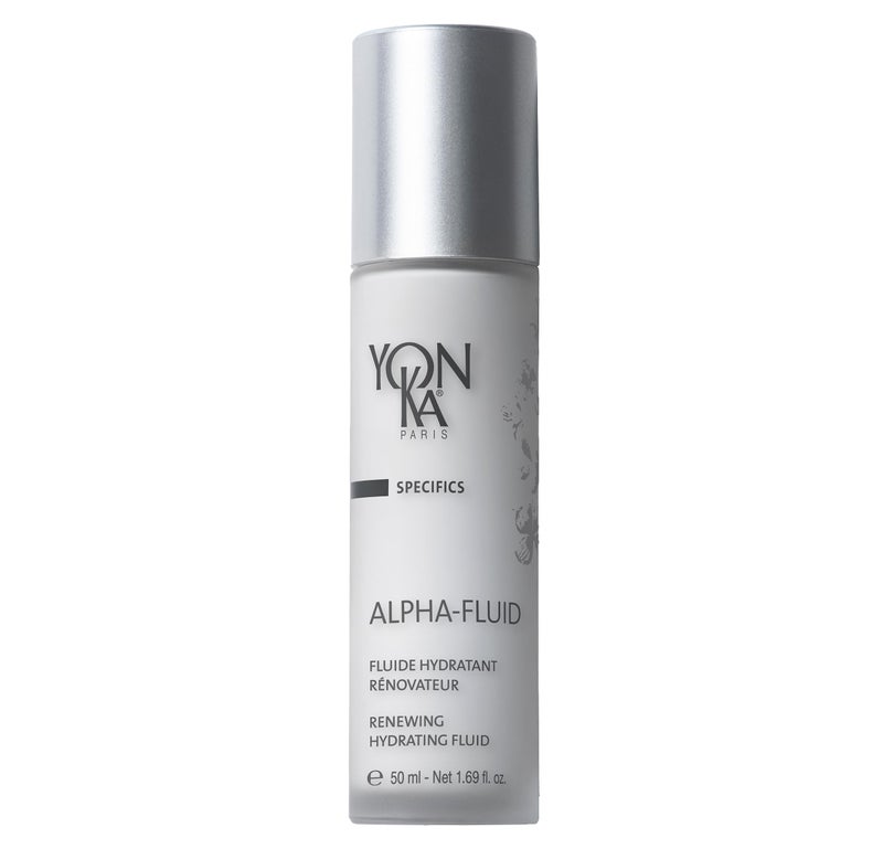Yonka Alpha Fluid | Daily Face Moisturizer with Fruit AHA | Age Defense Serum for Fine Lines | Vitamin E & Rice Bran Oil | Hydrating Emulsion for All Skin Types | 1.69 fl oz - Image 1