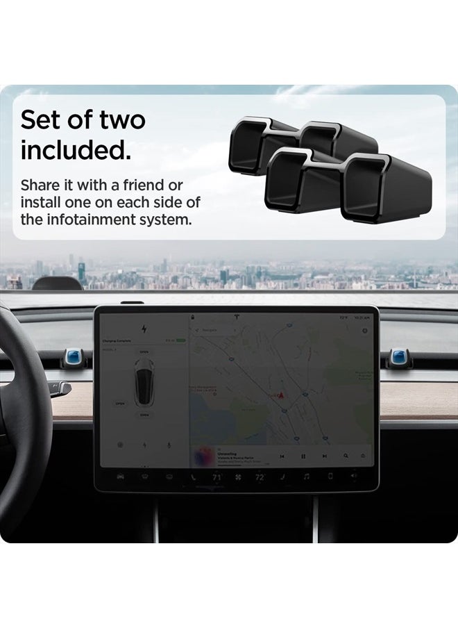 Spigen - Air Freshener Adapter Designed for Tesla Model 3 [Not Compatible with Model 3 2024 Refresh] and Y 2023/2022 Airvent (Air Freshener NOT Included) - 2 Pack - Image 1
