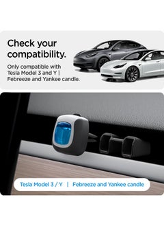 Spigen Air Freshener Adapter Designed for Tesla Model 3 [Not Compatible with Model 3 2024 Refresh] and Y 2023/2022 Airvent (Air Freshener NOT Included) - 2 Pack  - Image 2
