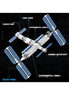 XiuWoo Astronaut Rocket Ascension Mini Space Station Kids Educational DIY Bricks Building Blocks Sets Toys  - Image 3