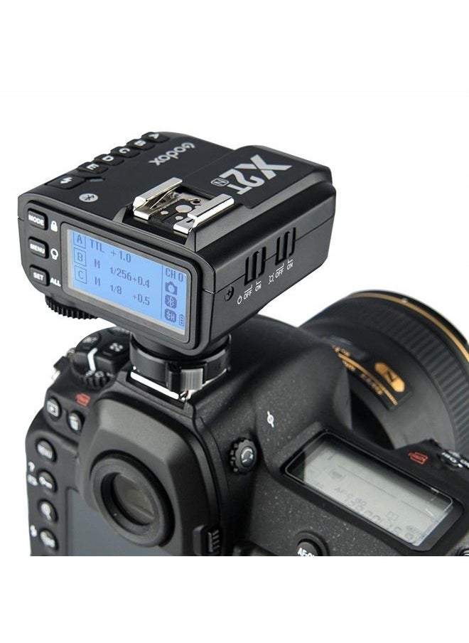 Godox - Godox X2T-N 2.4G Wireless Flash Trigger Transmitter Compatible with Nikon Camera Support i-TTL HSS 1/8000s Group Function LED Control Panel - Image 1