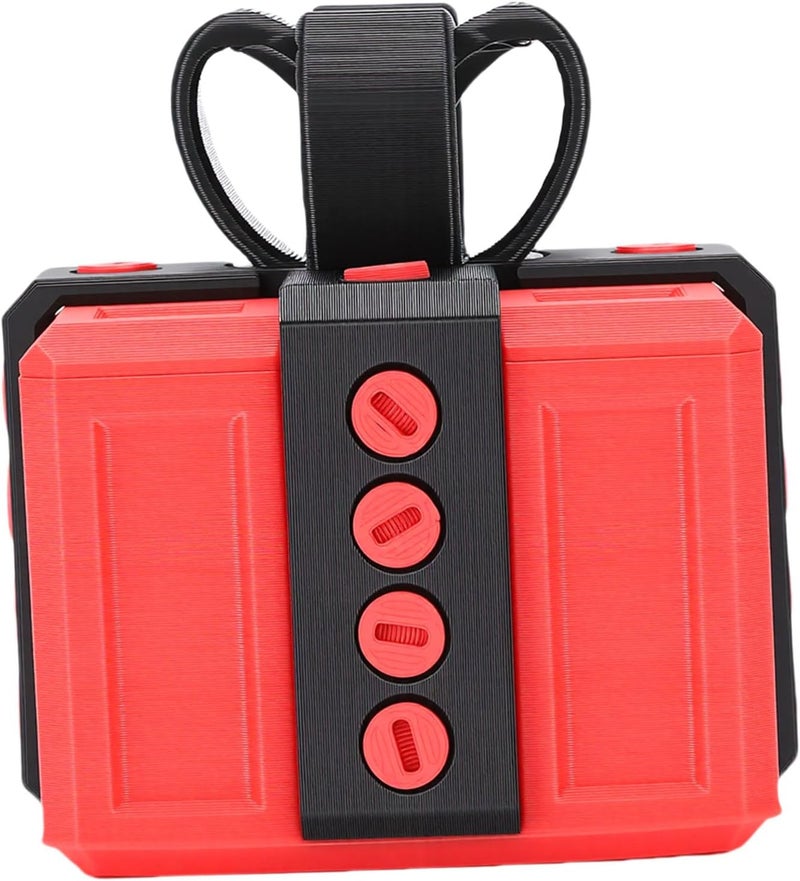 Black Red Interactive Puzzle Gift Box Reusable Storage Case for Cash Birthday Xmas - Image 1