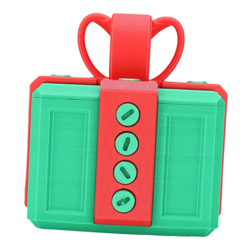 Black Red Interactive Puzzle Gift Box Reusable Storage Case for Cash Birthday Xmas - Image 5