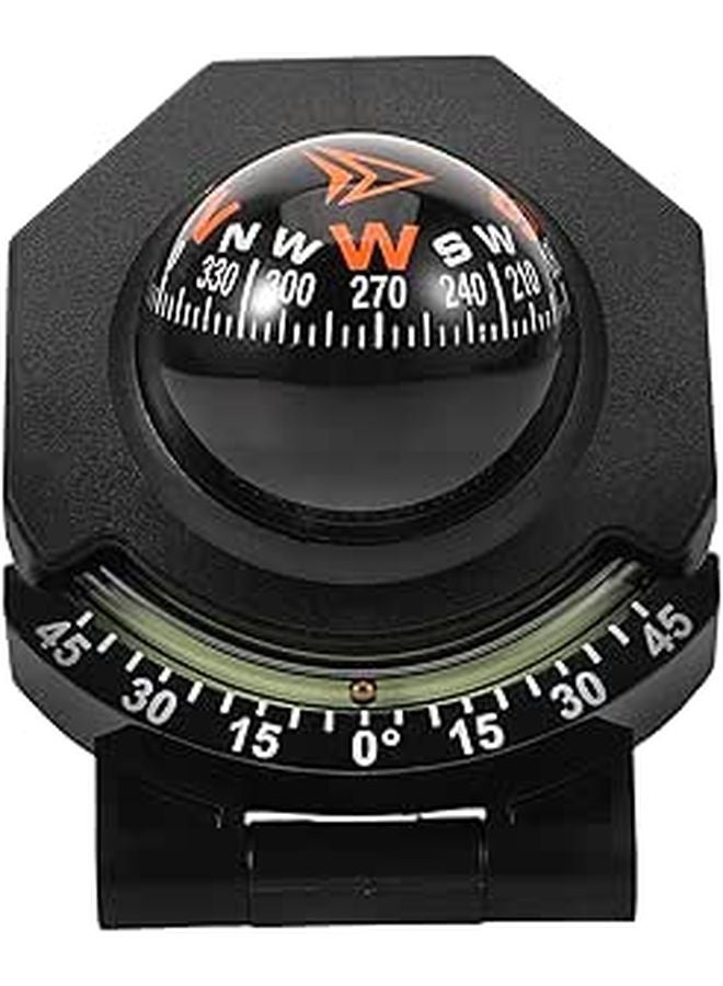 Car Dashboard Compass with Clinometer High Precision Navigation for Vehicle and Hiking - Image 1
