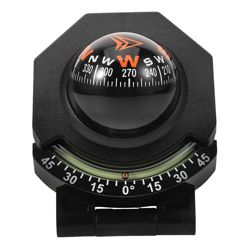 Car Dashboard Compass with Clinometer High Precision Navigation for Vehicle and Hiking - Image 2