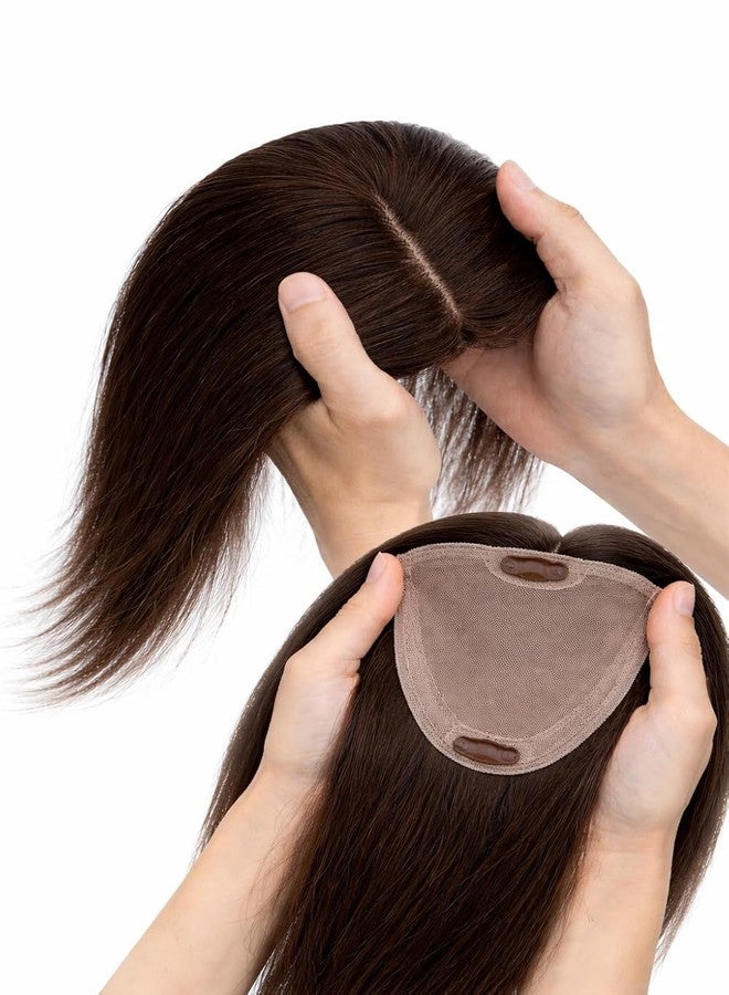 وصلة شعر RichCurls المميزة للشعر الخفيف للنساء - وصلة شعر تغطي فروة الرأس بشكل طبيعي، الحل الأمثل للشعر الخفيف، زيادة كثافة الشعر، قطعة شعر ذات مظهر طبيعي، فرق وسطي بمشبكين - Image 1