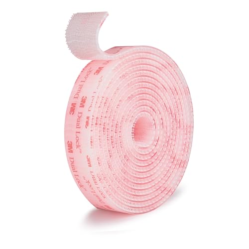Ndcadhesive Dual Lock SJ3560 Made of 3M Heavy Duty Reclosable Fastener 1/2" x 7.5Ft Industrial Strength Mounting Strips Self Mating Interlocking Hook with Strong Adhesive for Indoor Outdoor Home Office Deco - Image 1