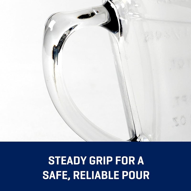 Anchor Hocking Batter Bowl, Glass Mixing Bowl with Blue Lid - 2.0 Ltr (81106) - Image 5