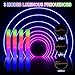LifBetter 30 Pcs Foam Glow Sticks BulkLed Glow Sticks with 3 Modes Colorful FlashingLong Life Battery Glow In The Dark Party Supplies for WeddingsPartiesFestivalsSporting Events - Image 2