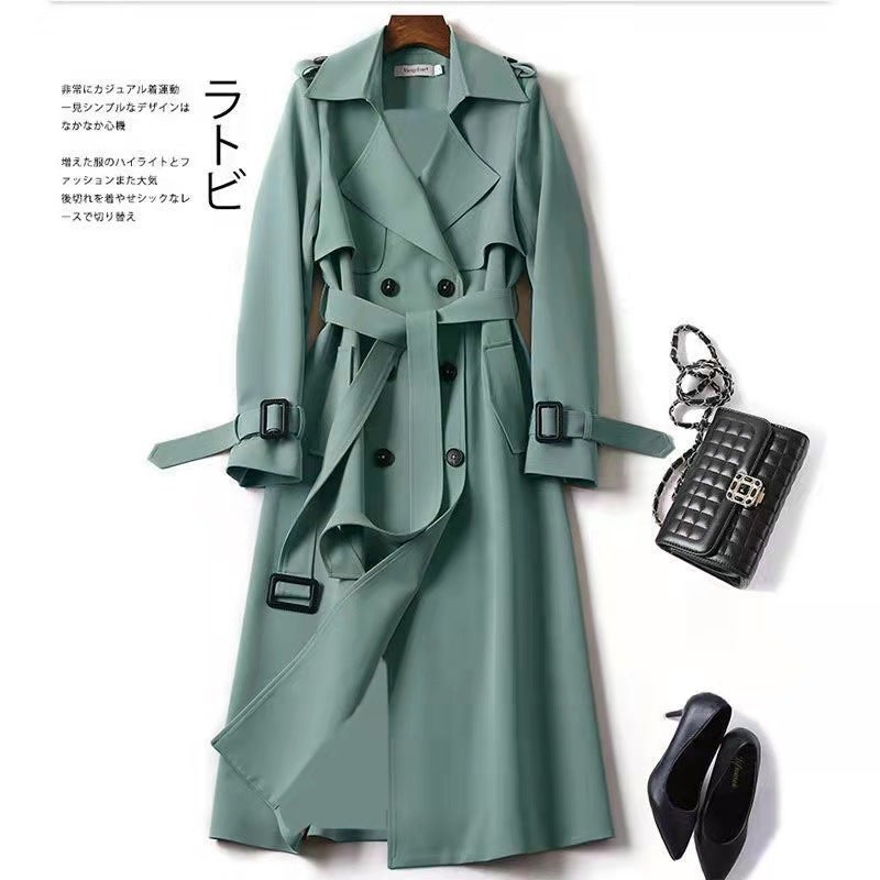 Women's Mid-Length Trench Coat