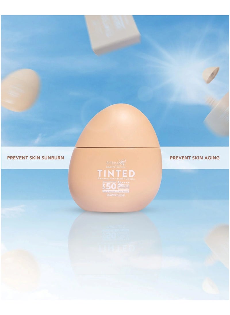 Brilliant - Tinted Sunscreen with Orgasol Caresse SPF 50 - Image 1