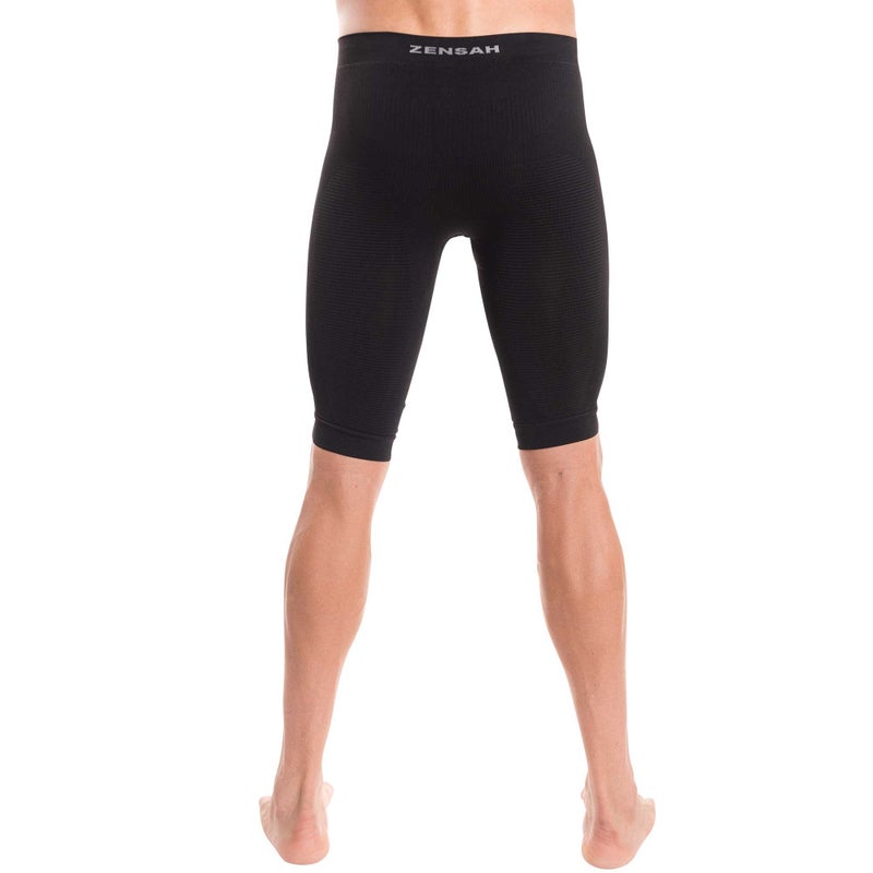 Zensah Recovery Compression Short - Hamstring Support, Compression Shorts for Running, Athletic Compression Short, Black, Small/Medium - Image 2