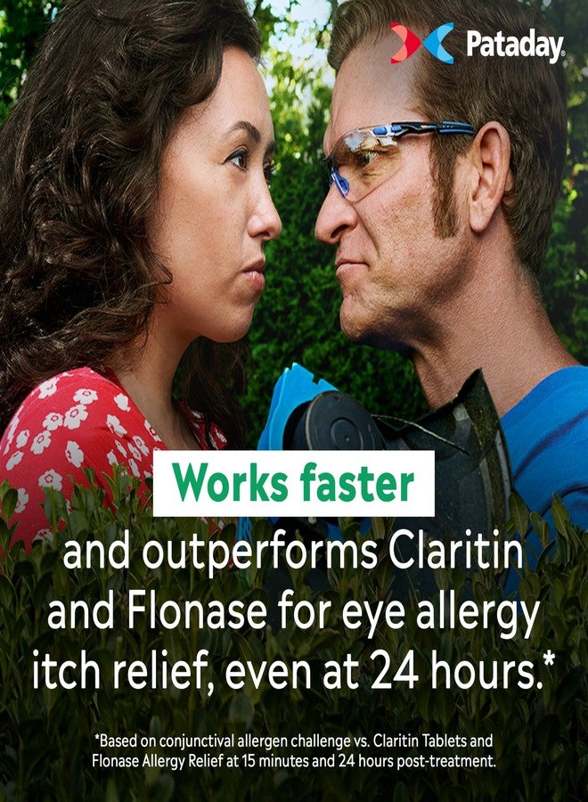 Pataday Once Daily Extra Strength Relief Allergy Eye Drops, 2.5 ml, Twin Pack, Antihistamine Eye Drops with Olopatadine 0.7% for Relief from Eye Allergy Itching, Works Up to 24 Hours - Image 3
