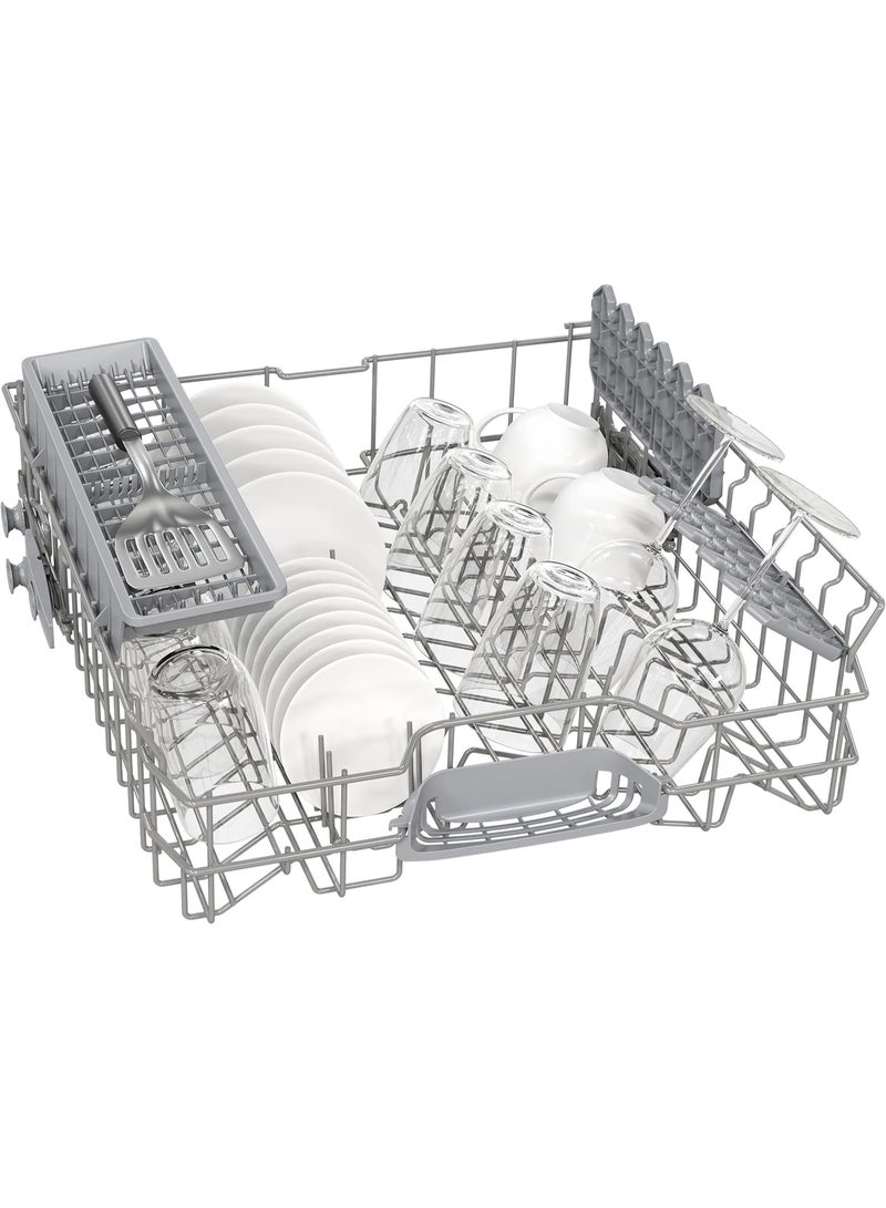 General Goldin Built in Dishwasher Machine, 12 Place, LED Display, 6 Programs, Auto Open, Silver. Energy Saving. - Image 4