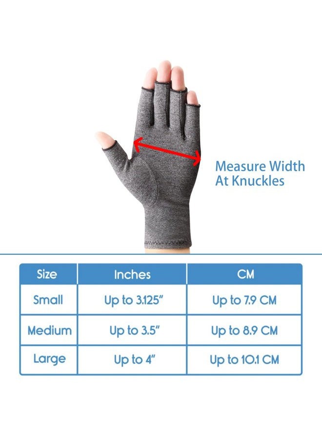 Sanbo Arthritis Gloves by Sanbo Compression Gloves for Osteoarthritis Hand Gloves for Men & Women(Small)  - Image 5