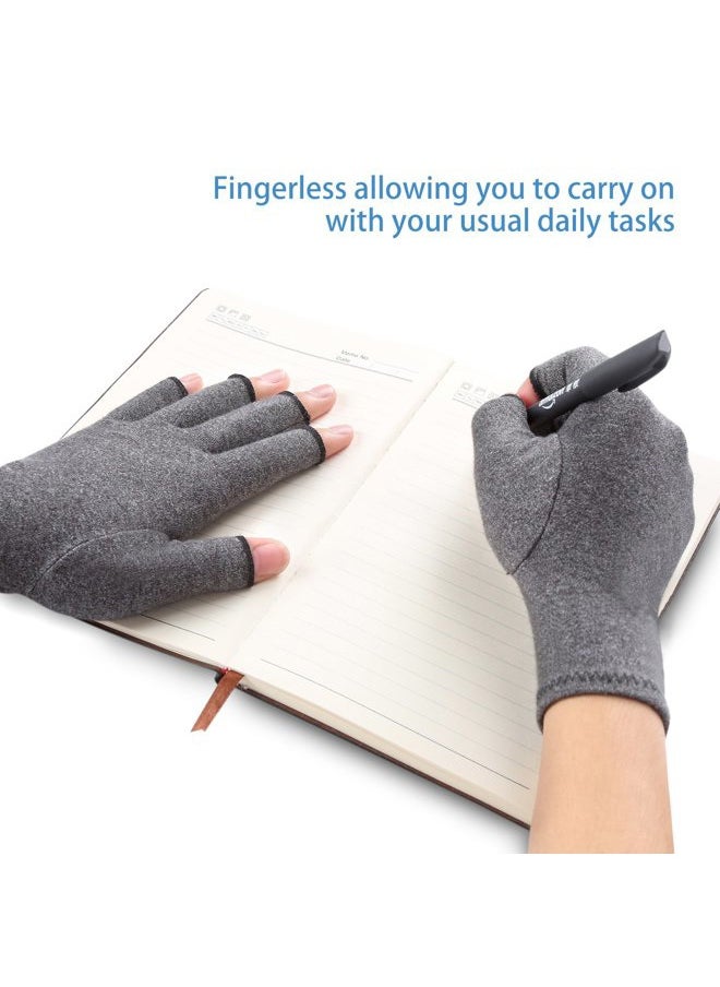Sanbo Arthritis Gloves by Sanbo Compression Gloves for Osteoarthritis Hand Gloves for Men & Women(Small)  - Image 3