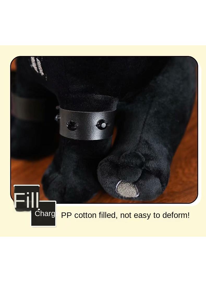 general Creative Doll Dark Series Plush Toy Dog 35cm Gift For Kids Boys Girls Children's Day Birthday Gift - Image 4