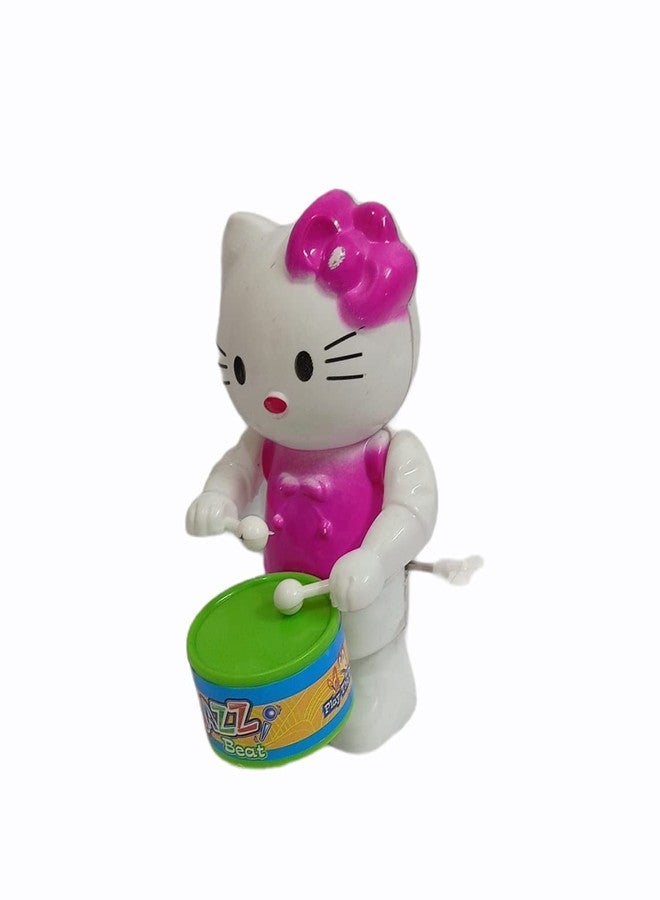 PRIMEFAIR Key Operated Cute Drummer Toy with Noisemakers Favors Concert Party Cheering Props Children clap clap Your Hands Small Hands Clapping Toy (KITTY-PROPS-ELE-003) - Image 4