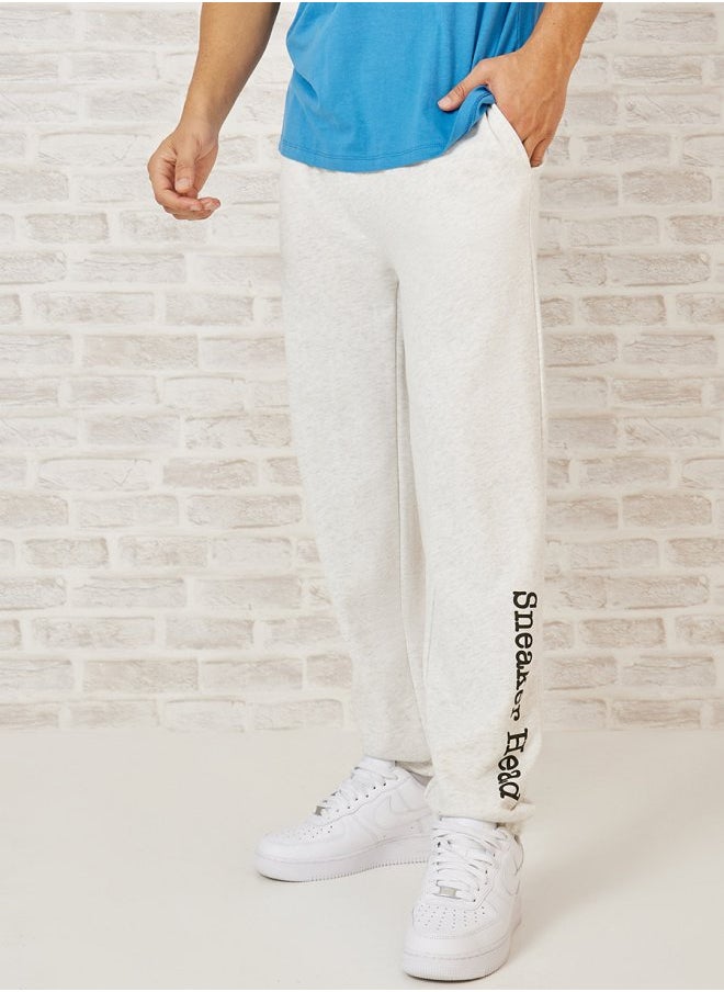Styli - Relaxed Fit Jogger with Bottom Hem Print - Image 1