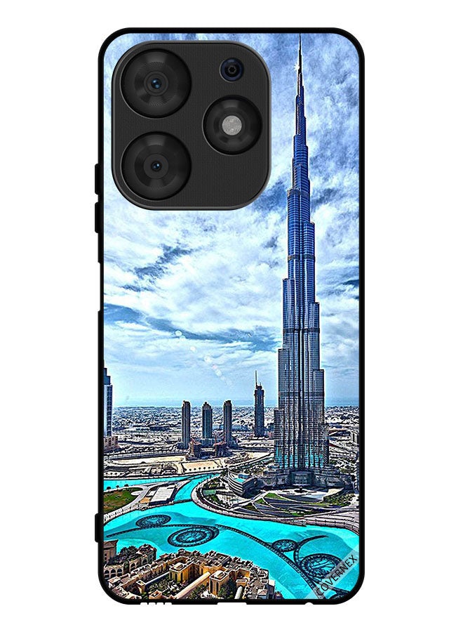 Covernex Protective Case Cover For Tecno Spark 10 Pro Burj Khalifa Tower Touching Clouds - Image 1