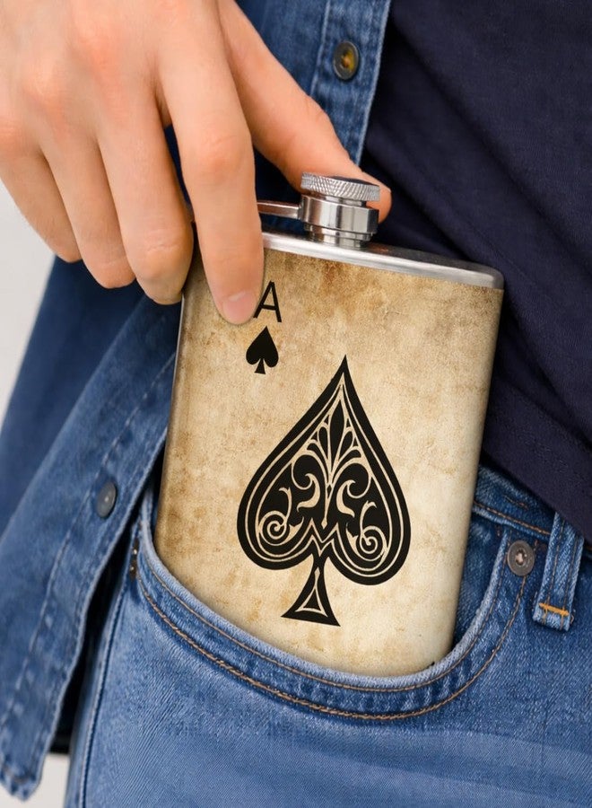 Nutcase Designer Hip Flask 9 Oz Nutcase - ACE - Image 4