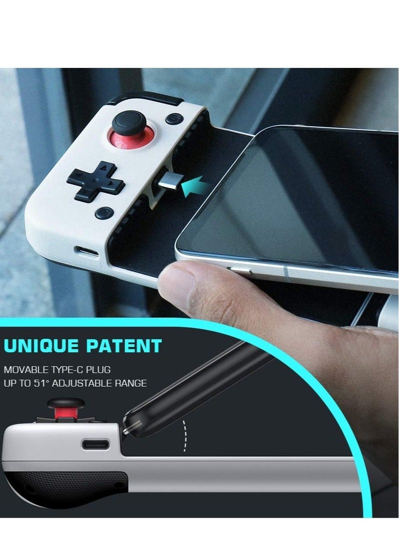 GameSir X2 Type-C Game Controller for Android Phone, Mobile Gaming Controller for Cloud Gaming Ready, Stadia, Vortex (Retractable Maximum Length of 167mm)